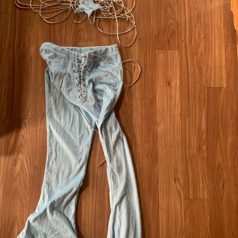 Club Exx Soft Blue Flare Jimmy Pants